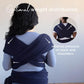Boba Baby Wrap Carrier - Original Baby Carrier Wrap, Baby Sling For Newborns - Baby Wearing Essentials - Newborn Wrap Swaddle Holder, Newborn To Toddler Infant Baby Sling, 7-35 Lbs (Navy Blue),