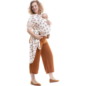 Boba Baby Wrap Carrier - Original Baby Carrier Wrap Sling For Newborns - Baby Wearing Essentials - Newborn Wrap Swaddle Holder, Newborn To Toddler Infant Sling (Serenity Rainbows),