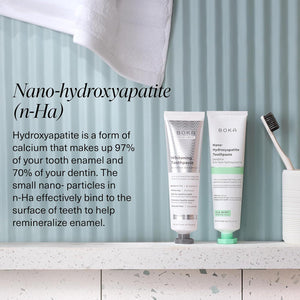 Boka Fluoride-Free Toothpaste, Nano Hydroxyapatite for Sensitive Teeth, Whitening for Adults & Kids, Ela Mint Flavor, 4 fl oz, Made in the USA