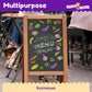Bold Liquid Chalk Markers - Dry Erase Marker Pens For Chalkboards, Signs, Windows, Blackboard, Glass, Mirrors - Chalkboard Markers With Reversible Tip (8 Pack) - (Multicolored, 6mm),