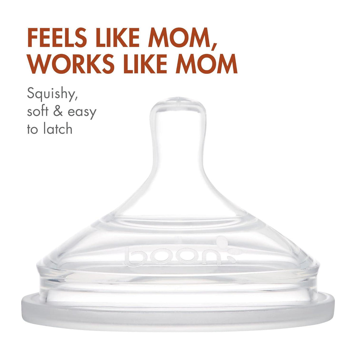 Boon Nursh Reusable Silicone Pouch Baby Bottles - Medium Flow Nipple - Silicone Baby Bottle Pouch And Nipple - Baby Feeding Essentials - Speckle - 3-6 Months - 3 Count - 8 Ounce,