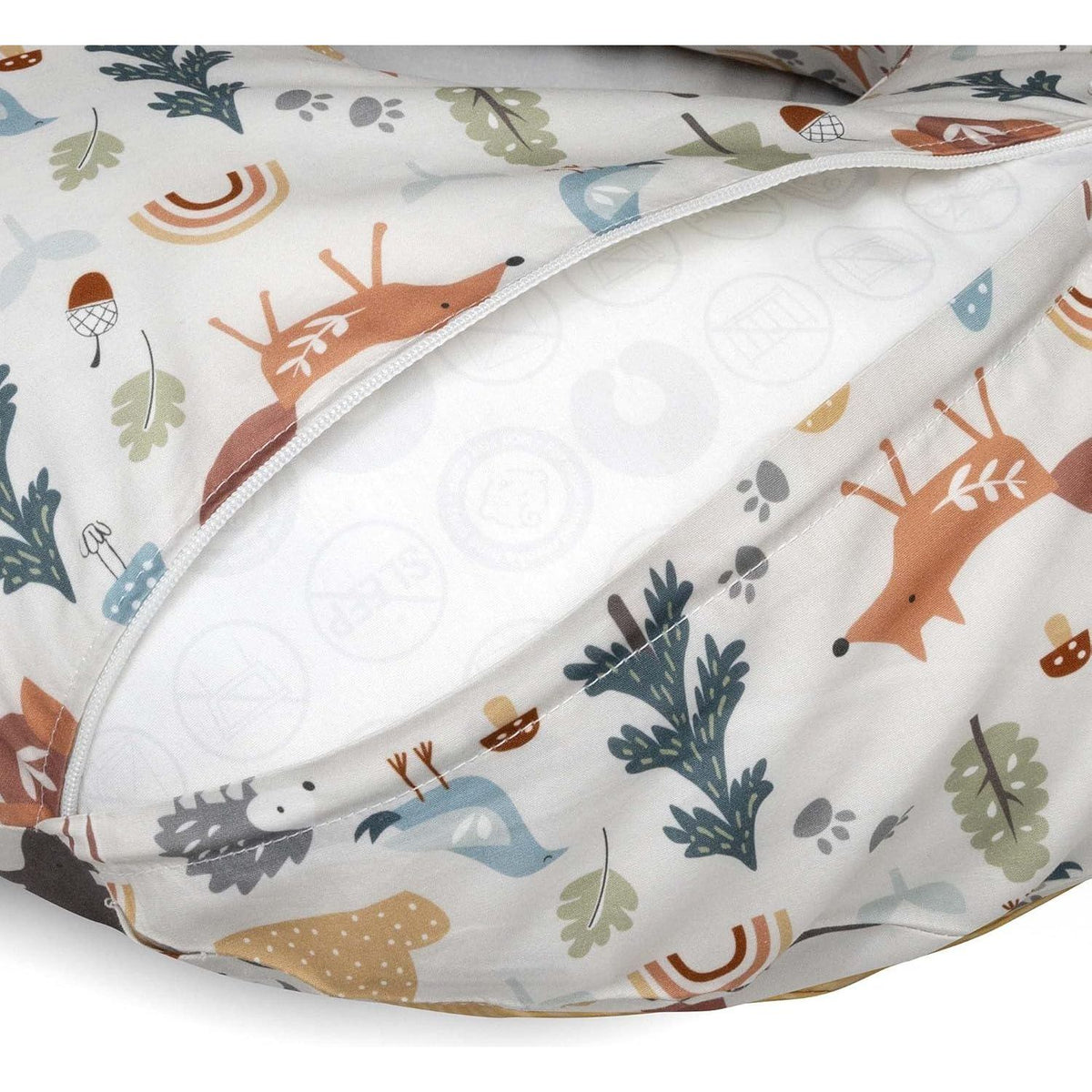 Boppy Nursing Pillow Original Support, Spice Woodland, Ergonomic Nursing Essentials For Bottle And Breastfeeding, Firm Fiber Fill, With Removable Nursing Pillow Cover, Machine Washable,769662034234