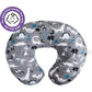 Boppy Nursing Pillow Original Support, Gray Dinosaurs, Ergonomic Nursing Essentials For Bottle And Breastfeeding, Firm Fiber Fill, With Removable Nursing Pillow Cover, Machine Washable,769662032346