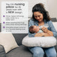 Boppy Nursing Pillow Cream Retro Squiggles Larger, More Supportive Pillow For Breastfeeding And Bottle Feeding Firmer Fill, Higher Lift, Larger Area Than Original Nursing Pillow,769662035118