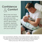 Boppy Nursing Pillow Green Sage Leaf Larger, More Supportive Pillow For Breastfeeding And Bottle Feeding Firmer Fill, Higher Lift, Larger Area Than Original Nursing Pillow,769662035118