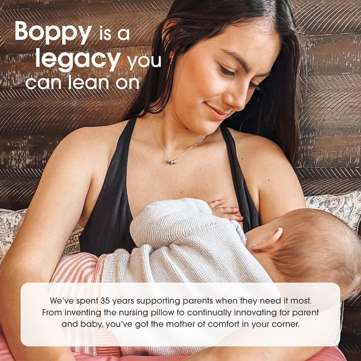 Boppy Nursing Pillow Tan Happy Houseplants Larger, Firmer, More Supportive Pillow For Breastfeeding And Bottle Feeding Firmer Fill, Higher Lift, Larger Area Than Original Nursing Pillow,769662035460
