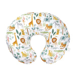 Boppy Nursing Pillow Original Support, Colorful Wildlife, Ergonomic Nursing Essentials For Bottle And Breastfeeding, Firm Fiber Fill, With Removable Nursing Pillow Cover, Machine Washable,769662034562