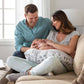 Boppy Nursing Pillow Original Support, Gray Elephants Plaid, Ergonomic Nursing Essentials For Bottle And Breastfeeding, Firm Fiber Fill, With Removable Nursing Pillow Cover, Machine Washable,