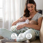 Boppy Nursing Pillow Original Support, Green Foliage, Ergonomic Nursing Essentials For Bottle And Breastfeeding, Firm Fiber Fill, With Removable Nursing Pillow Cover, Machine Washable,769662033138