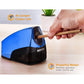 Bostitch Office Personal Electric Pencil Sharpener, Powerful Stall-Free Motor, High Capacity Shavings Tray, Blue Chrome Metallic,