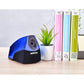 Bostitch Office Personal Electric Pencil Sharpener, Powerful Stall-Free Motor, High Capacity Shavings Tray, Blue Chrome Metallic,