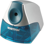 Bostitch Office Personal Electric Pencil Sharpener, Powerful Stall-Free Motor, High Capacity Shavings Tray, Blue,