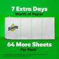 Bounty Paper Towels, Quick Size, White, 16 Family Rolls (40 Regular Rolls, Packaging May Vary)