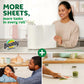 Bounty Quick Size Paper Towels, White, 12 Family Triple Rolls (36 Regular Rolls)