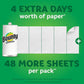 Bounty Bounty Quick-Size Paper Towels, White, 12 Family Rolls = 30 Regular Rolls