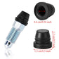 Brake Bleeder Screw Cap Grease Fitting Cap Rubber Dust Cover For Cars And Motorcycles (100 Pieces),