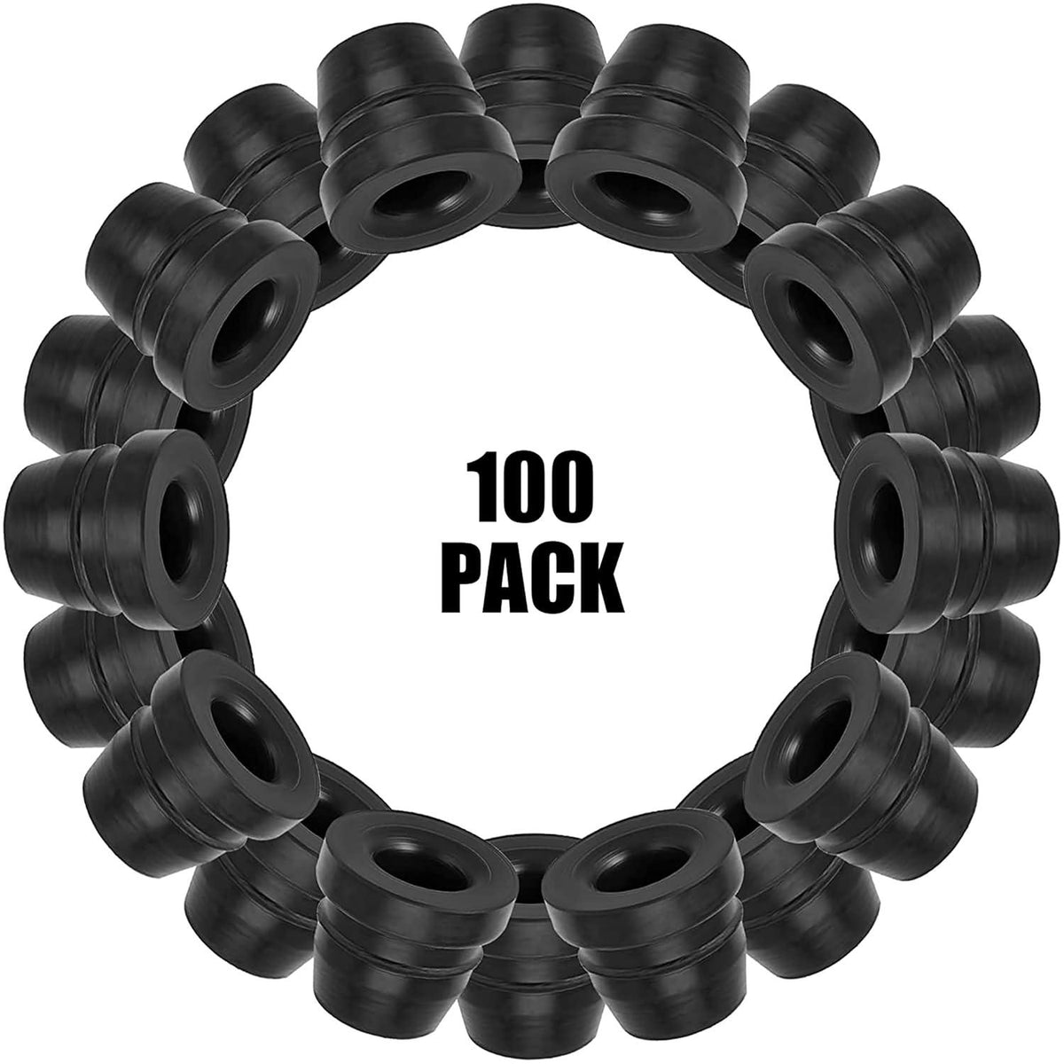 Brake Bleeder Screw Cap Grease Fitting Cap Rubber Dust Cover For Cars And Motorcycles (100 Pieces),