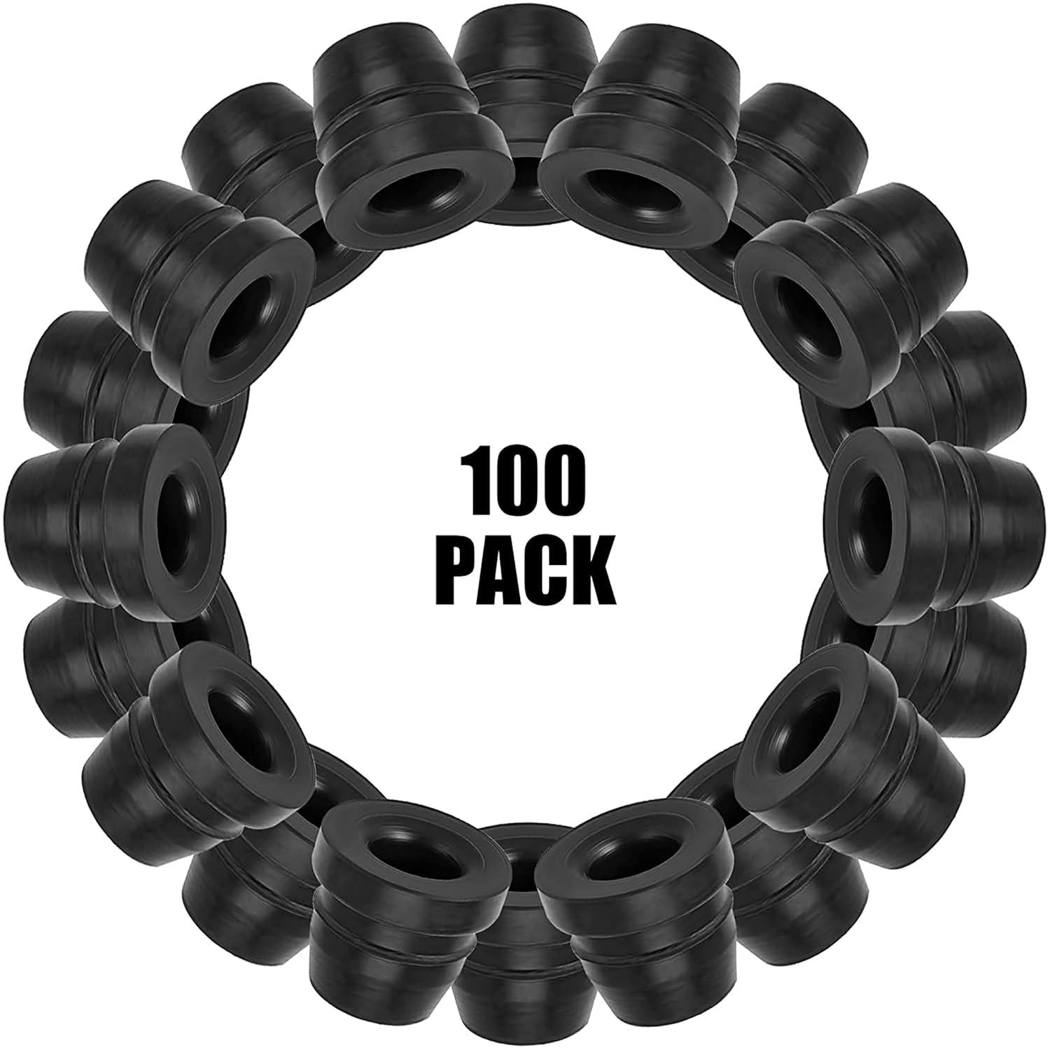 Brake Bleeder Screw Cap Grease Fitting Cap Rubber Dust Cover For Cars And Motorcycles (100 Pieces),