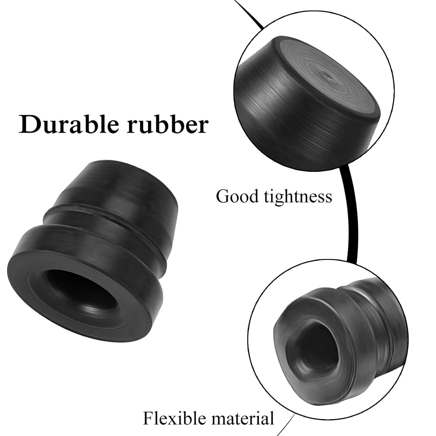 Brake Bleeder Screw Cap Grease Fitting Cap Rubber Dust Cover For Cars And Motorcycles (60 Pieces),
