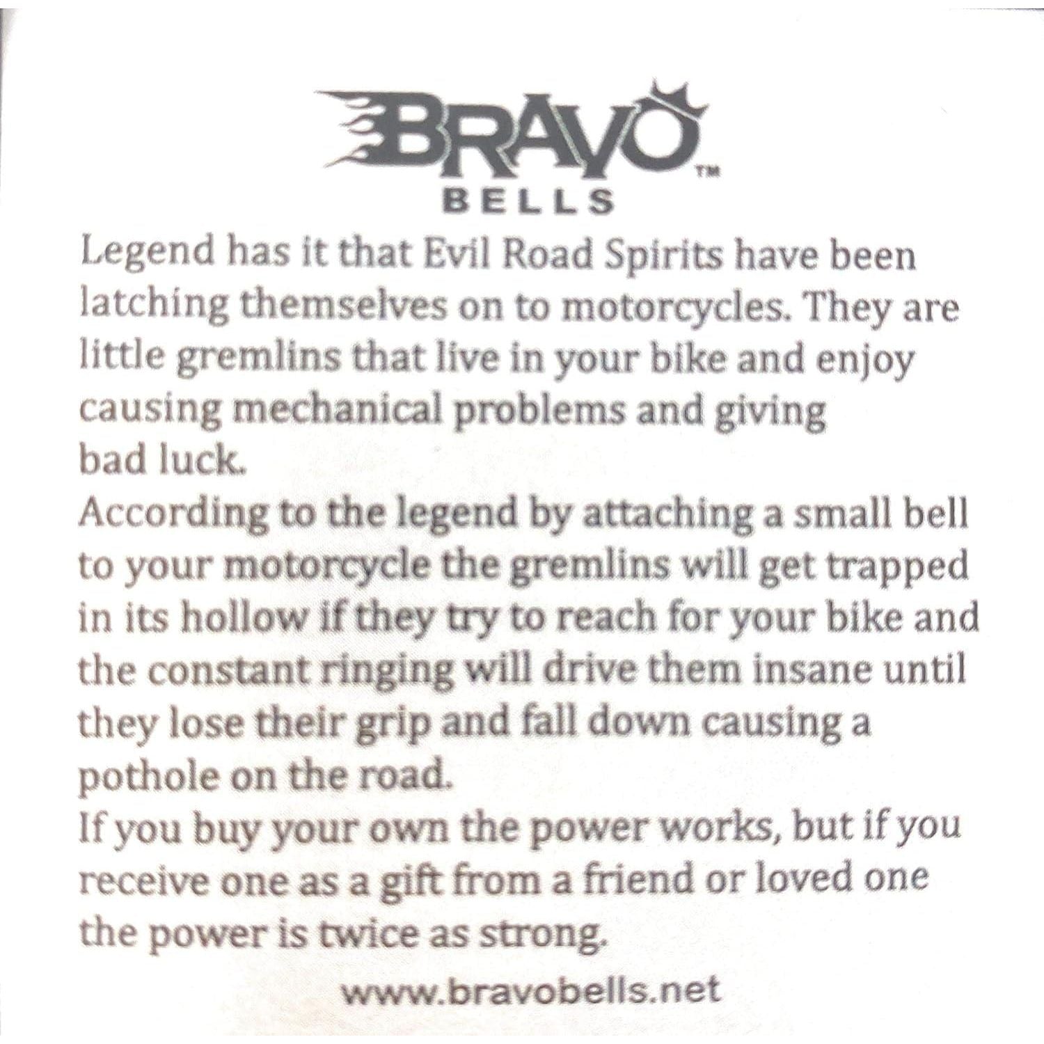Bravo Bells - Angel Motorcycle Biker Bell Accessory Or Key Chain For Luck - Made In The USA,798753017481