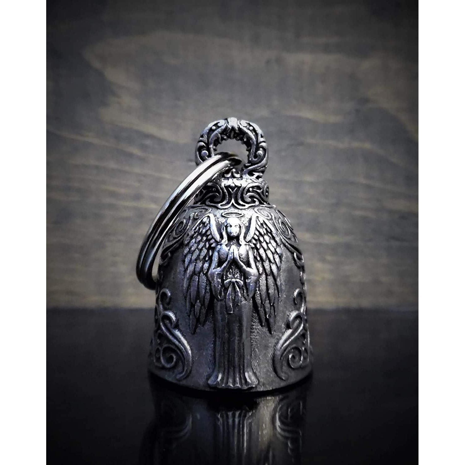 Bravo Bells - Angel Motorcycle Biker Bell Accessory Or Key Chain For Luck - Made In The USA,798753017481