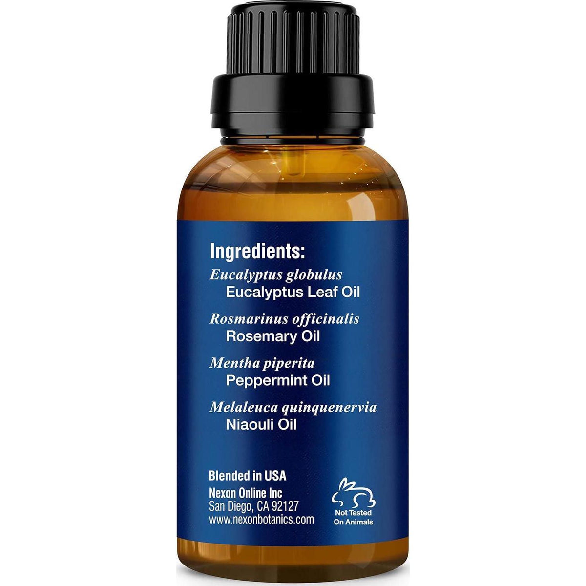 Nexon Botanics Breathe Essential Oil Blend 30 Ml - Breath Sinus Relief With Menthol Oils - For Humidifiers, Diffusers, And Aromatherapy - Nexon Botanics
