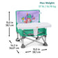 Bright Starts Disney Princess Ariel Pop 'N Sit Portable Booster, Indoor/Outdoor Use, Floor Seat With Feeding Tray, 6 Mos - 3 Yrs,