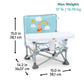 Bright Starts Disney Winnie The Pooh Pop 'N Sit Portable Booster, Indoor/Outdoor Use, Floor Seat With Feeding Tray, 6 Mos - 3 Yrs,