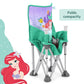 Bright Starts Disney Princess Ariel Pop 'N Sit Portable Booster, Indoor/Outdoor Use, Floor Seat With Feeding Tray, 6 Mos - 3 Yrs,