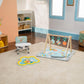 Bright Starts Disney Winnie The Pooh Pop 'N Sit Portable Booster, Indoor/Outdoor Use, Floor Seat With Feeding Tray, 6 Mos - 3 Yrs,