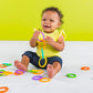 Bright Starts Lots of Links Rings, 24 Count, BPA-Free, Multicolor Toys for Stroller or Seat, Ages 0+ Months
