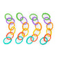 Bright Starts Lots of Links Rings, 24 Count, BPA-Free, Multicolor Toys for Stroller or Seat, Ages 0+ Months