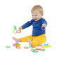 Bright Starts Lots of Links Rings, 24 Count, BPA-Free, Multicolor Toys for Stroller or Seat, Ages 0+ Months
