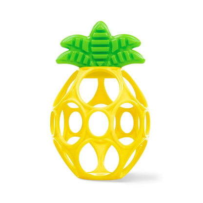 Bright Starts Oball Easy Grasp Pineapple Teether Toy, Hold My Own Collection, BPA Free, Unisex, Newborn And Up,