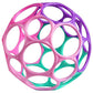 Bright Starts Oball Rattle Pink Easy Grasp Baby Toy for Newborns Pack of 1