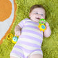 Bright Starts Soother Pals Easy-Grasp Teether Toys, 2-Pack Lion And Elephant Characters, BPA Free, Unisex, Ages Newborn +,