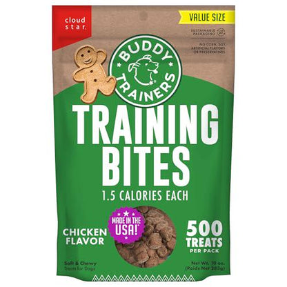 Buddy Biscuits Chicken Training Bites 10 oz Soft and Chewy Dog Treats for Training Rewards