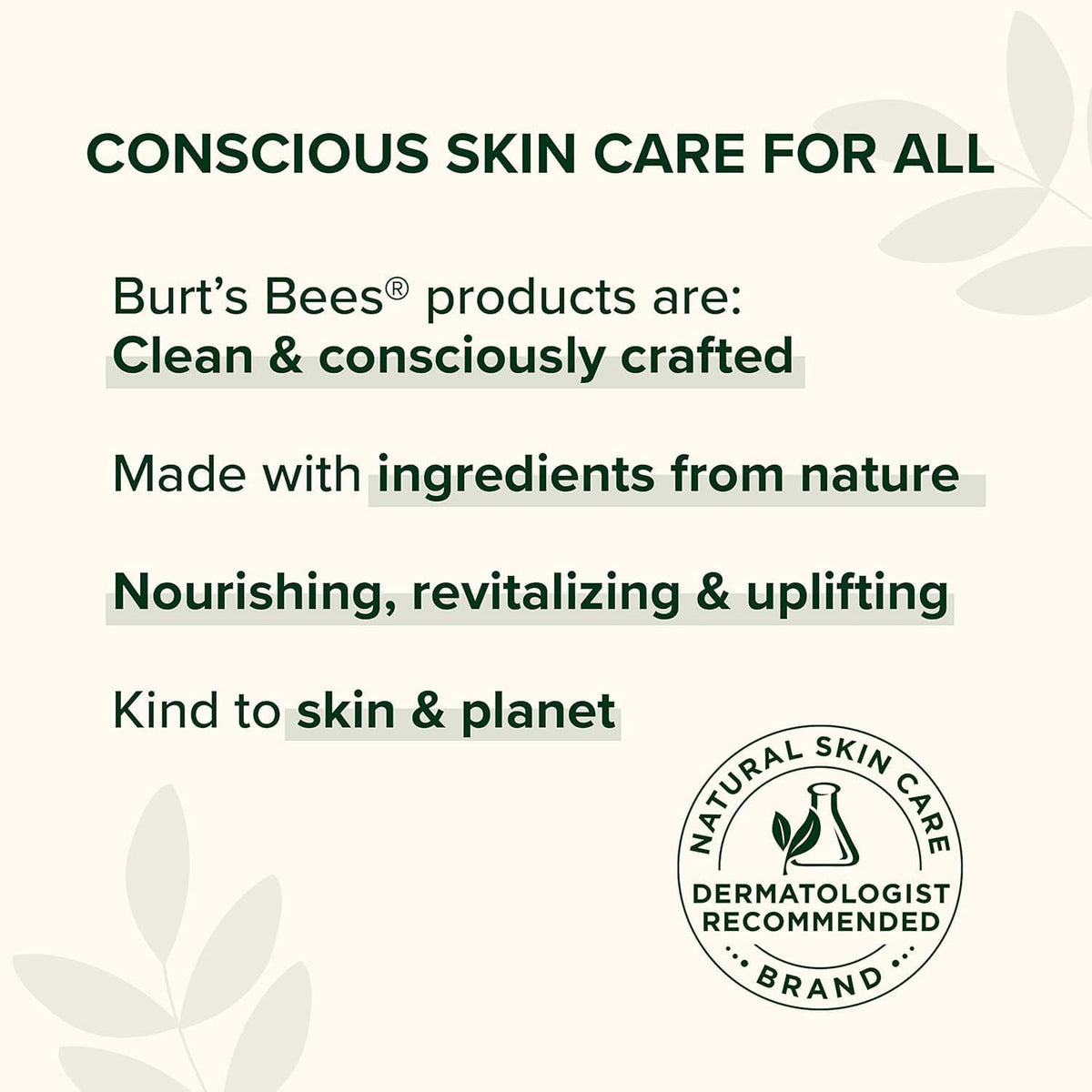 Burt's Bees Essential Everyday Beauty Valentines Day Gifts Set, 5 Travel Size Products - Deep Cleansing Cream, Hand Salve, Body Lotion, Foot Cream And Lip Balm,