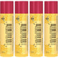 Burt's Bees Lip Balm Valentines Day Gifts, Pomegranate, Lip Moisturizer With Responsibly Sourced Beeswax, Tint-Free, Natural Conditioning Lip Treatment, 4 Tubes, 0.15 Oz.,