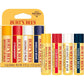 Burt's Bees Lip Balm Stocking Stuffers, Moisturizing Lip Care Christmas Gifts, Original Beeswax, Strawberry, Coconut And Pear, Vanilla Bean With Fruit Extracts, Natural Origin Lip Care (4-Pack),