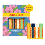 Burt's Bees Valentines Day Gifts Ideas - Balm Bouquet Lip Balm Set, Original Beeswax, Vanilla Bean, Cucumber Mint, Coconut And Pear Pack, Natural Origin Lip Treatment, 4 Tubes, 0.15 Oz.,