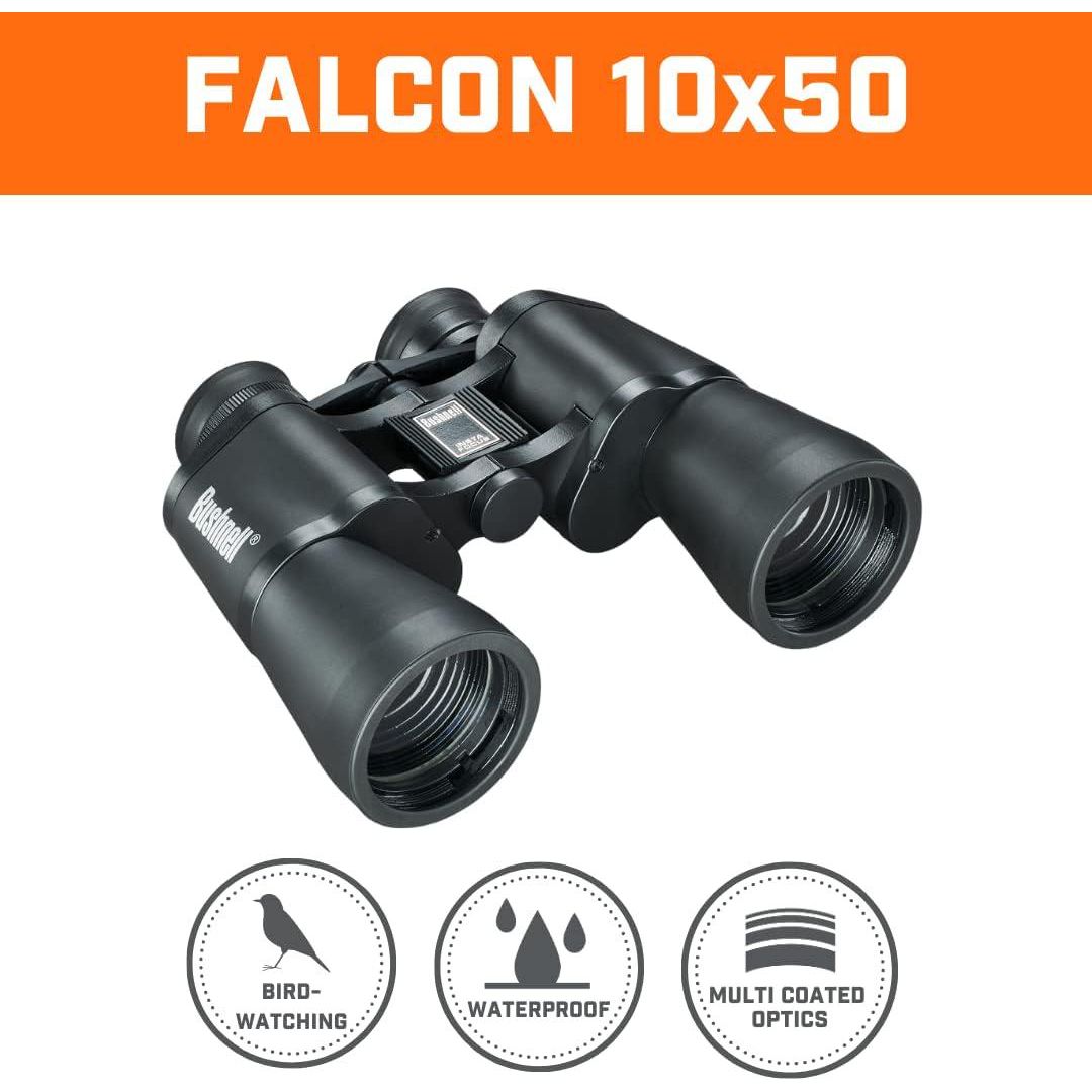Bushnell Falcon 10x50 Wide Angle Binoculars (Black),