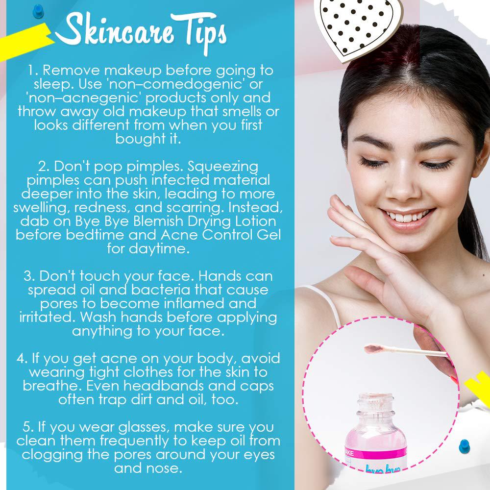 Bye Bye Blemish Acne Drying Lotion, Reduce Pimples Overnight 1oz, 1-Pack,