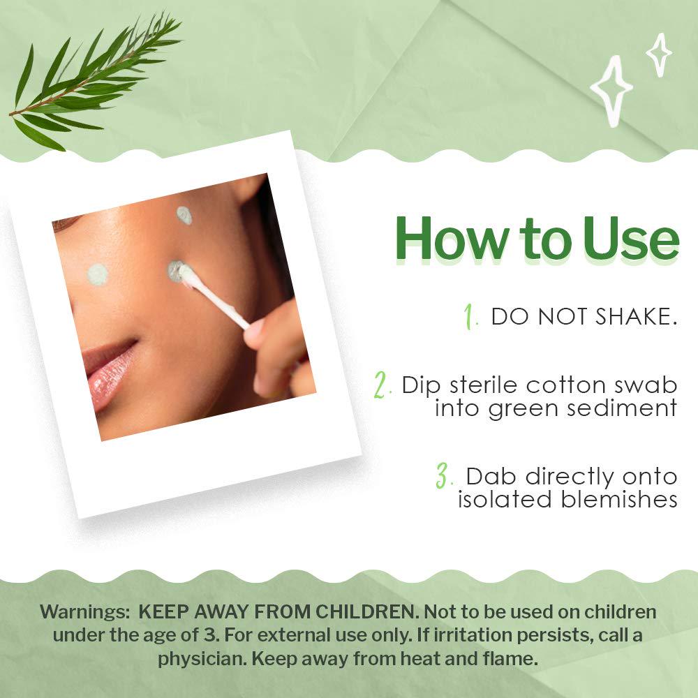 Bye Bye Blemish Tea Tree Drying Lotion, With Tea Tree Oil And Salicylic Acid, Fast-acting Formula, Dries Blemishes, Purifies Skin, 1 Fl Oz, 1-Pack,