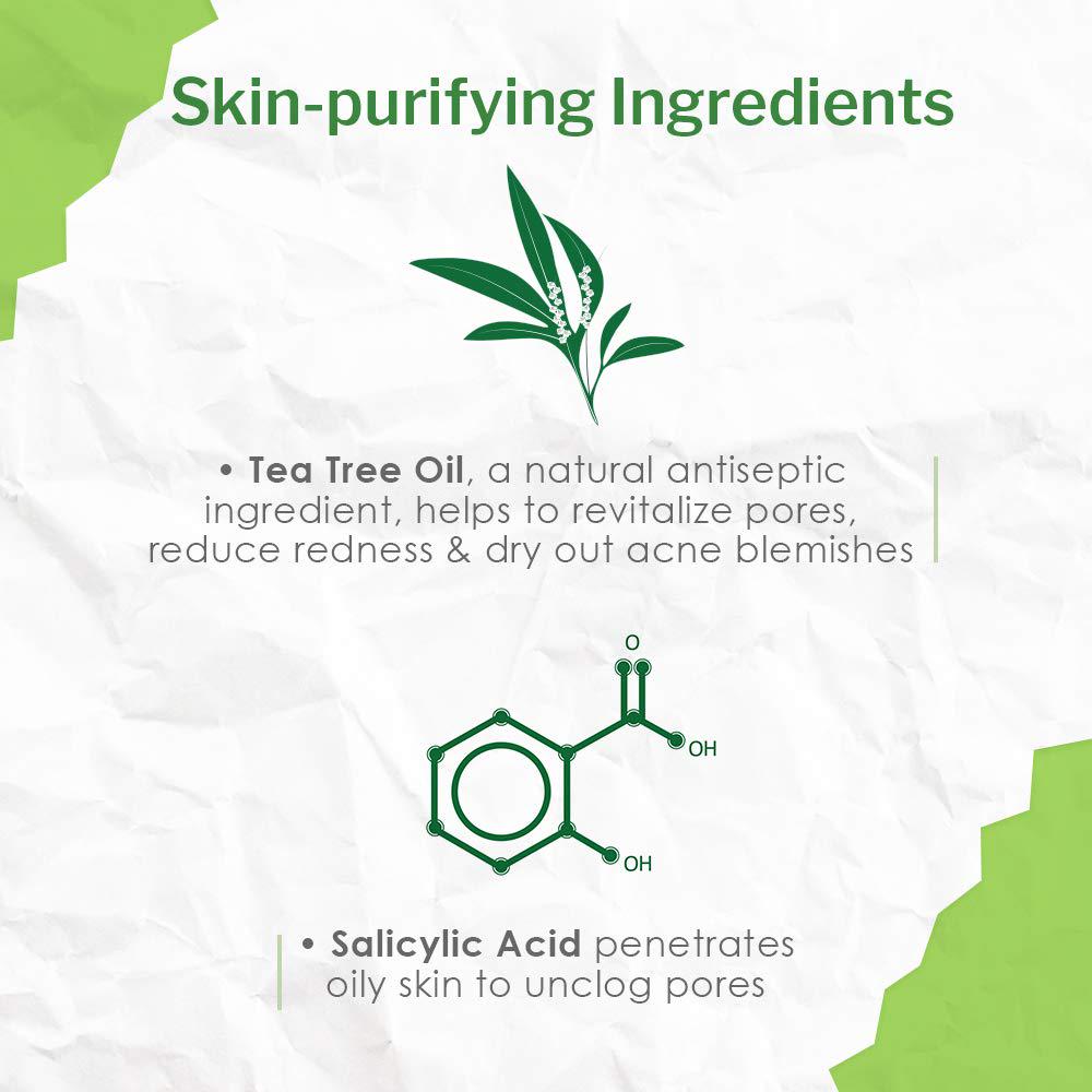 Bye Bye Blemish Tea Tree Drying Lotion, With Tea Tree Oil And Salicylic Acid, Fast-acting Formula, Dries Blemishes, Purifies Skin, 1 Fl Oz, 1-Pack,