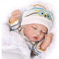Caranovo Lifelike Baby Doll, 12 Inch, Vinyl Full Body, Sleeping Reborn Doll, Realistic Look, For 3+ Years Kids