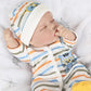 Caranovo Lifelike Baby Doll, 12 Inch, Vinyl Full Body, Sleeping Reborn Doll, Realistic Look, For 3+ Years Kids