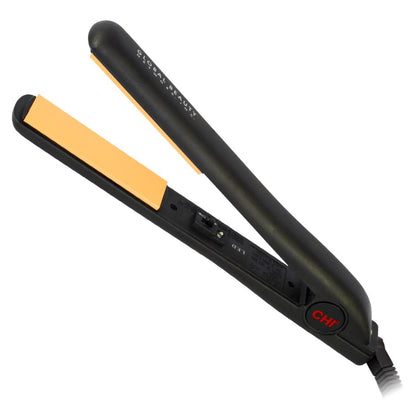 CHI CHI Original Ceramic Flat Iron, Flat Iron For A Smooth Finish, Ceramic Floating Plates, Quick Heat Up, Analog On/Off Switch, 1 Iron Black