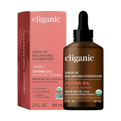 Cliganic Organic Jojoba Oil For Skin & Hair