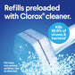 Clorox ToiletWand Toilet Cleaning Refills, Disinfecting Scrubbing Pads, 20 Count